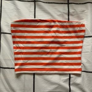 Striped tube top